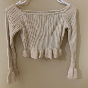 Cropped sweater